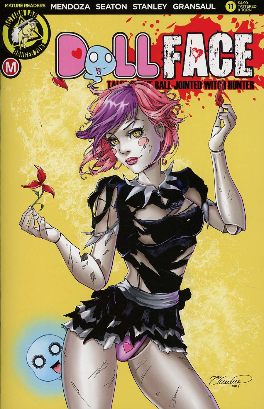 Dollface #11 Cover F Variant Collette Turner Pin-Up Tattered & Torn Cover
