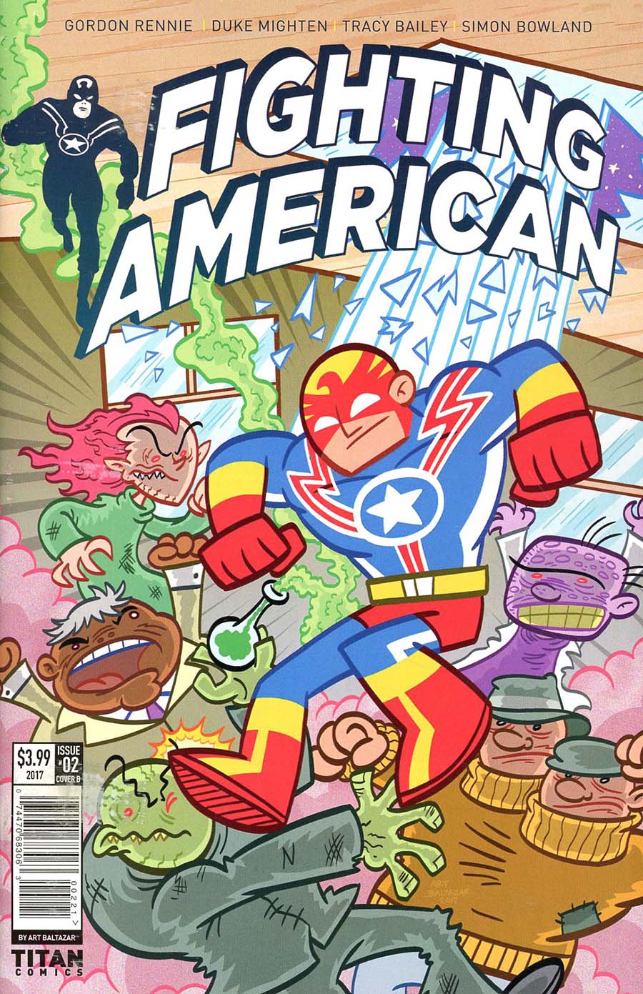 Fighting American Vol 4 #2 Cover B Variant Art Baltazar Cover