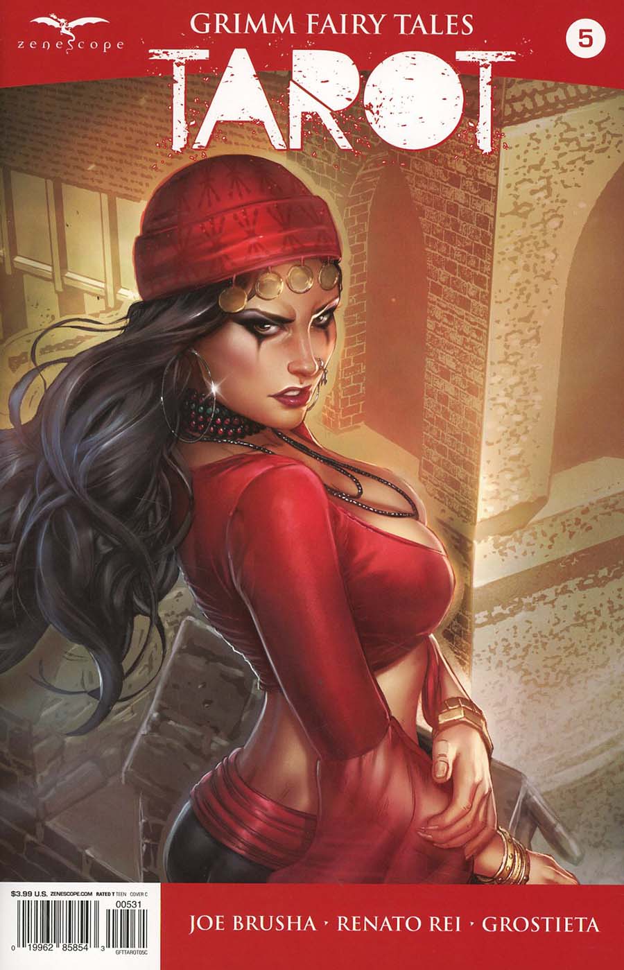 Grimm Fairy Tales Presents Tarot #5 Cover C Derlis Santacruz