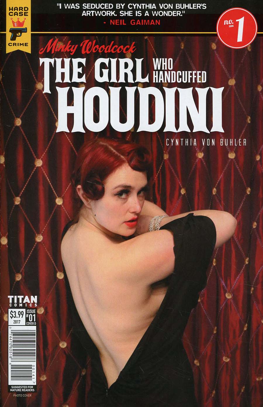 Hard Case Crime Minky Woodcock Girl Who Handcuffed Houdini #1 Cover D Variant Photo Cover