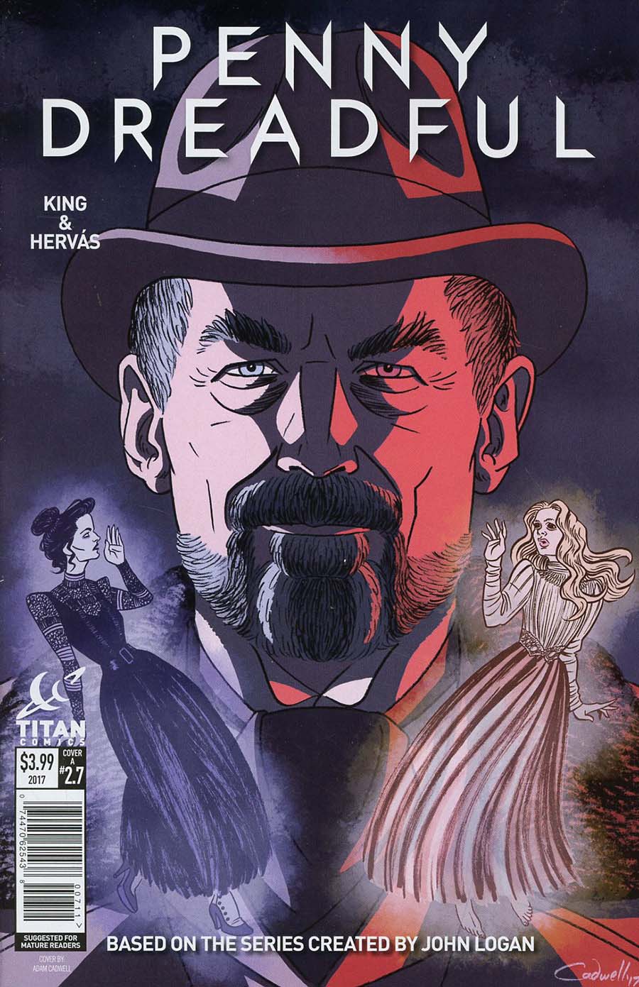 Penny Dreadful Vol 2 #7 Cover A Regular Adam Cadwell Cover