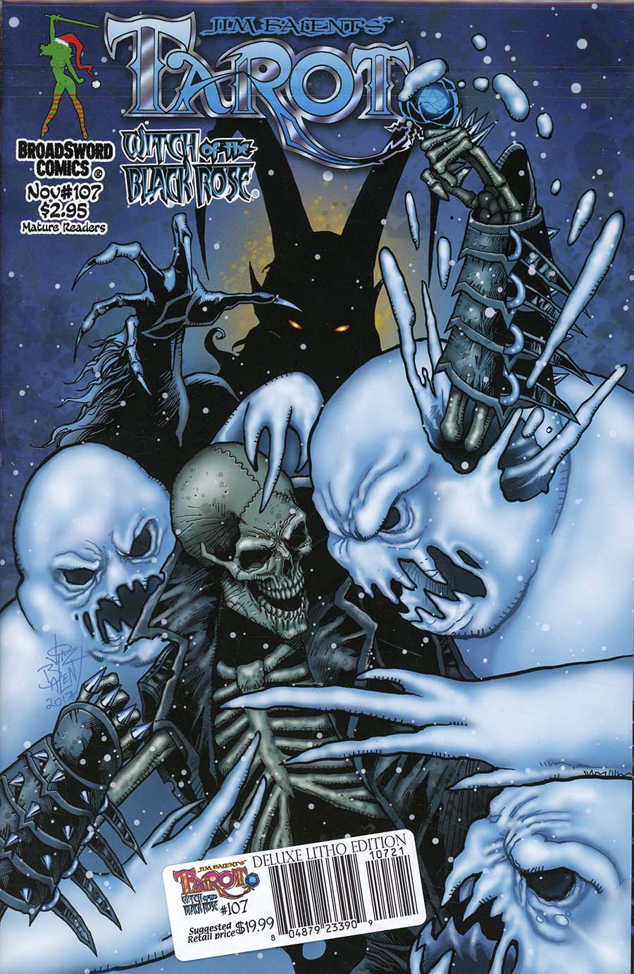 Tarot Witch Of The Black Rose #107 Cover D Deluxe Litho Edition
