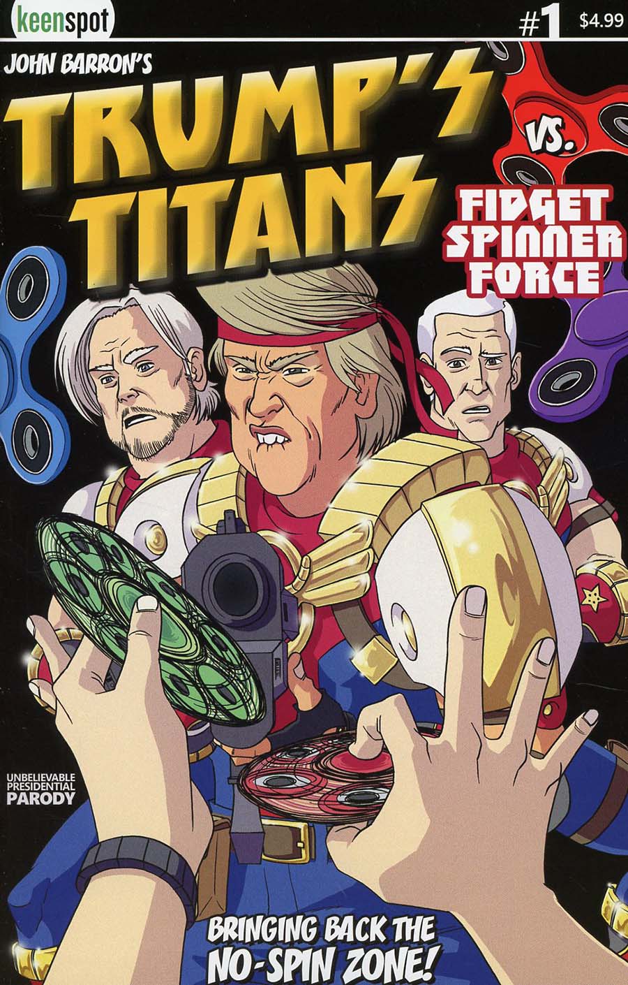 Trumps Titans #2 Cover A Regular Bill Blankenship Terrific Tremendous Cover