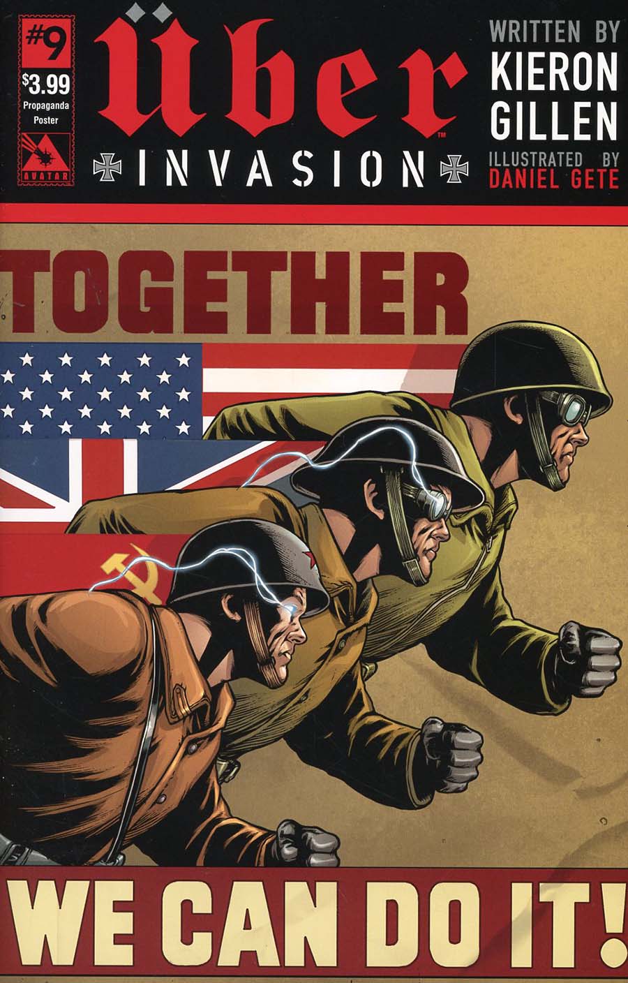 Uber Invasion #9 Cover D Propaganda Poster Cover