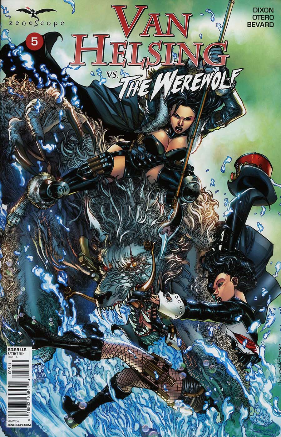 Grimm Fairy Tales Presents Van Helsing vs The Werewolf #5 Cover A Harvey Tolibao
