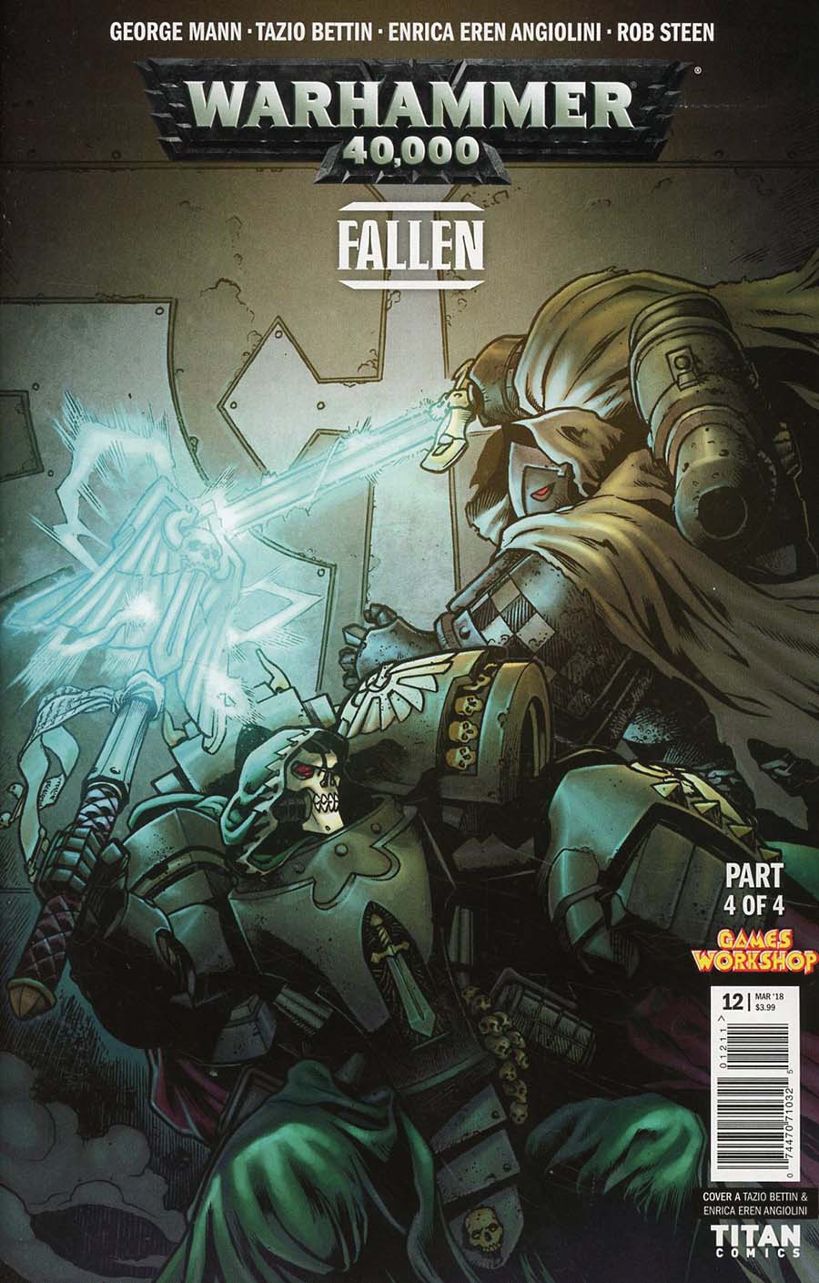 Warhammer 40000 Fallen #4 Cover A Regular Tazio Bettin & Enrica Eren Angiolini Cover