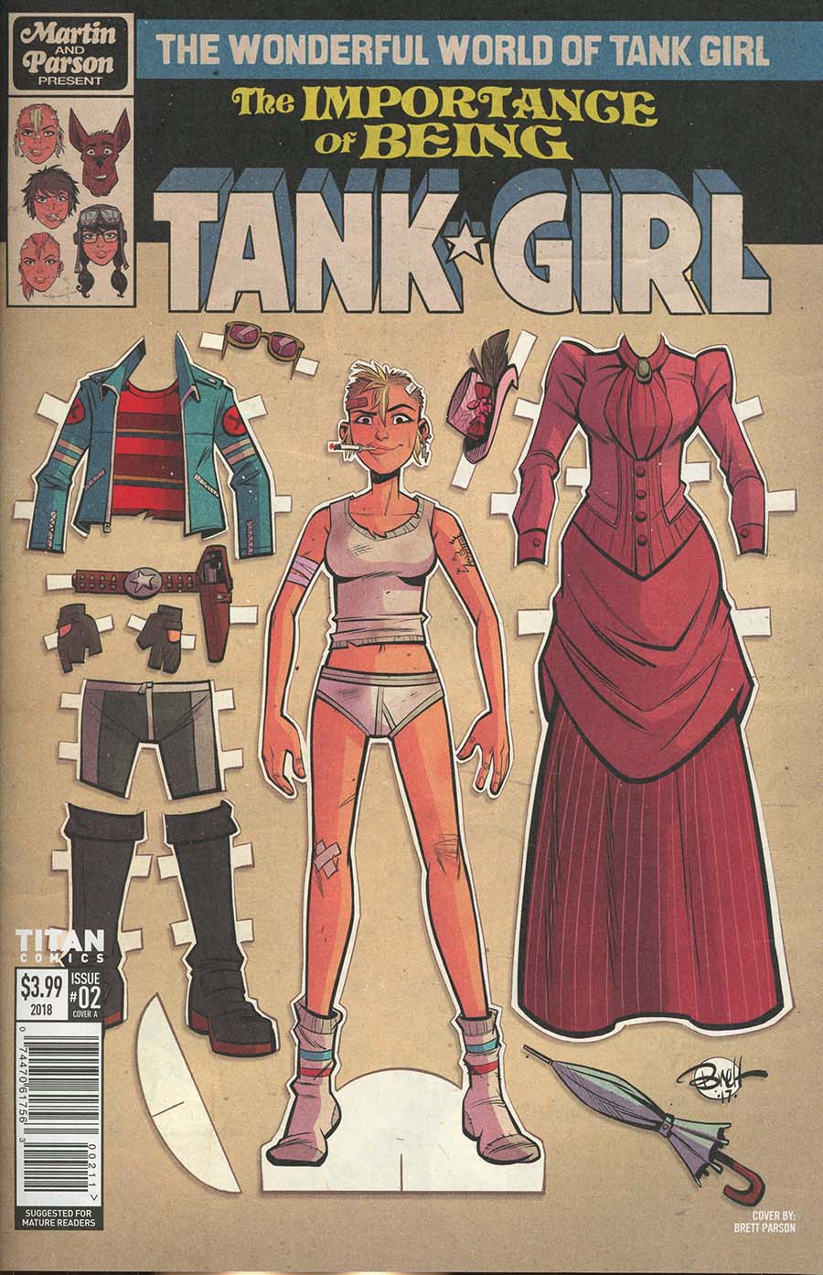 Wonderful World Of Tank Girl #2 Cover A Regular Brett Parson Cover