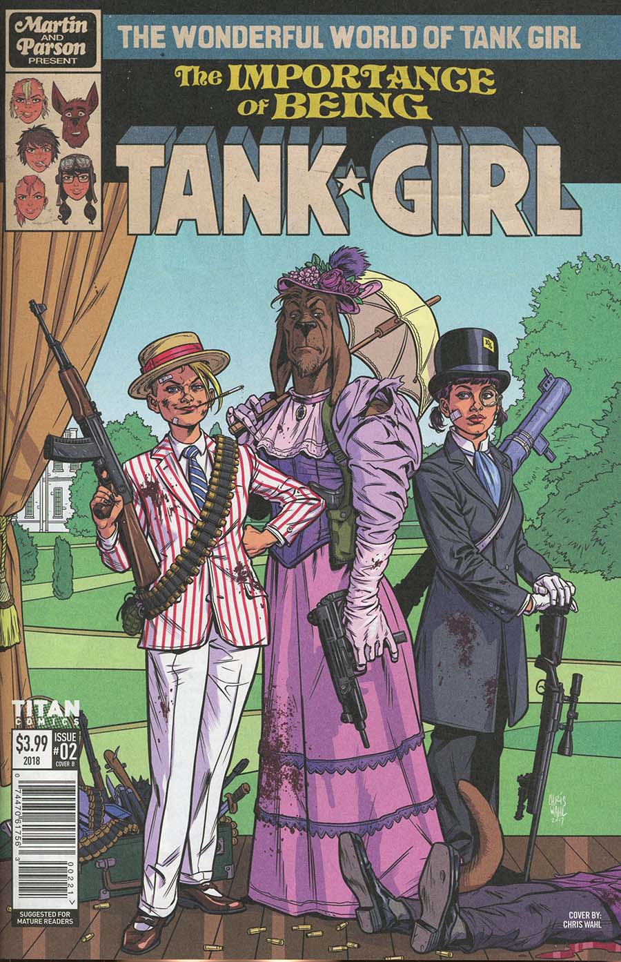 Wonderful World Of Tank Girl #2 Cover B Variant Chris Wahl Cover