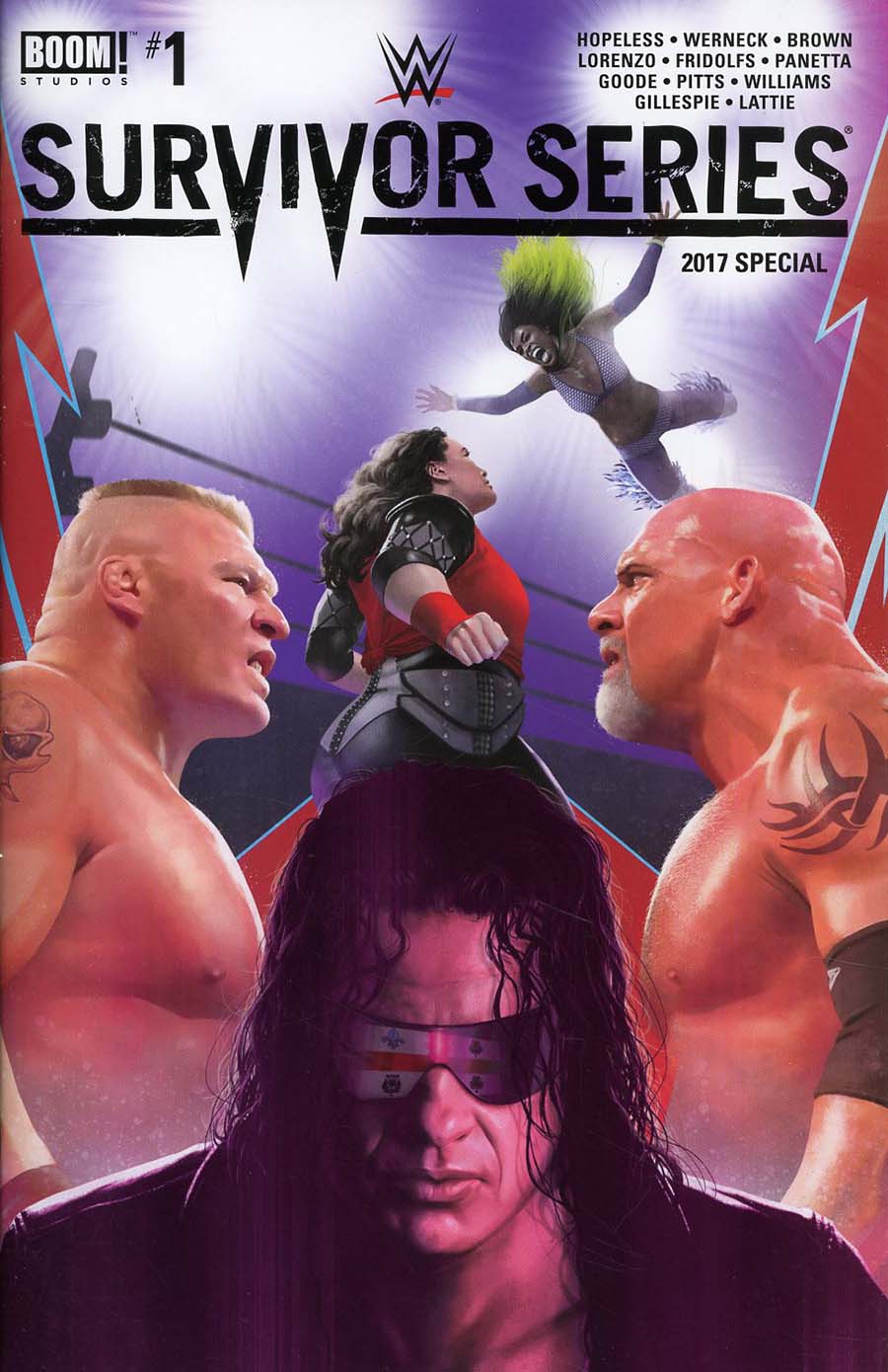 WWE Survivor Series 2017 Special #1 Cover A Regular Rahzzah Cover