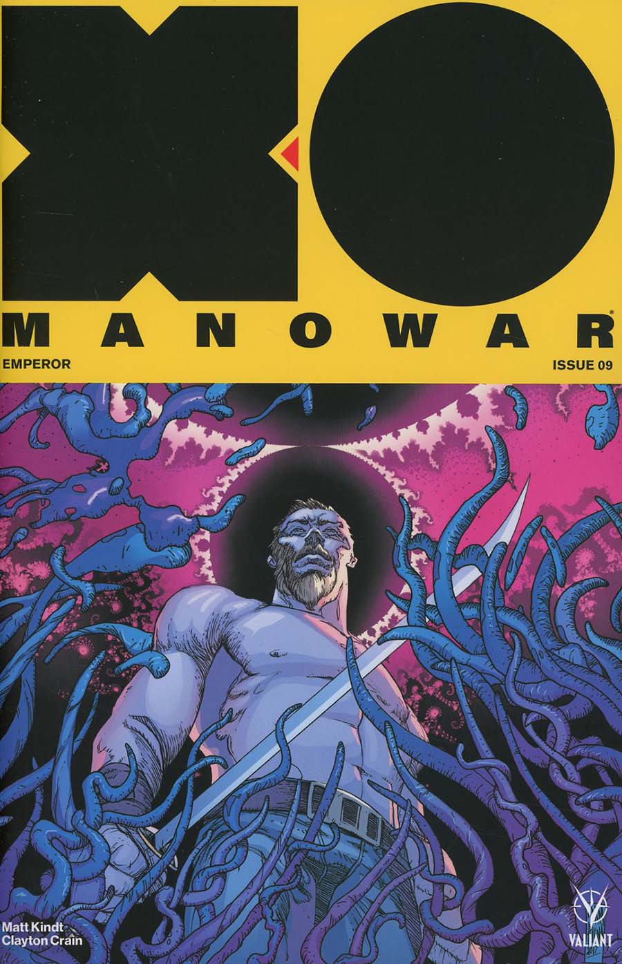 X-O Manowar Vol 4 #9 Cover B Variant Adam Pollina Cover