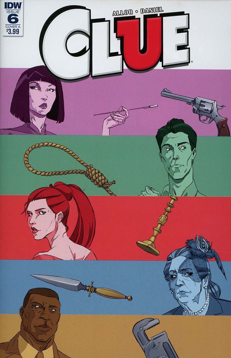 Clue #6 Cover A Regular Dan Schoening Cover