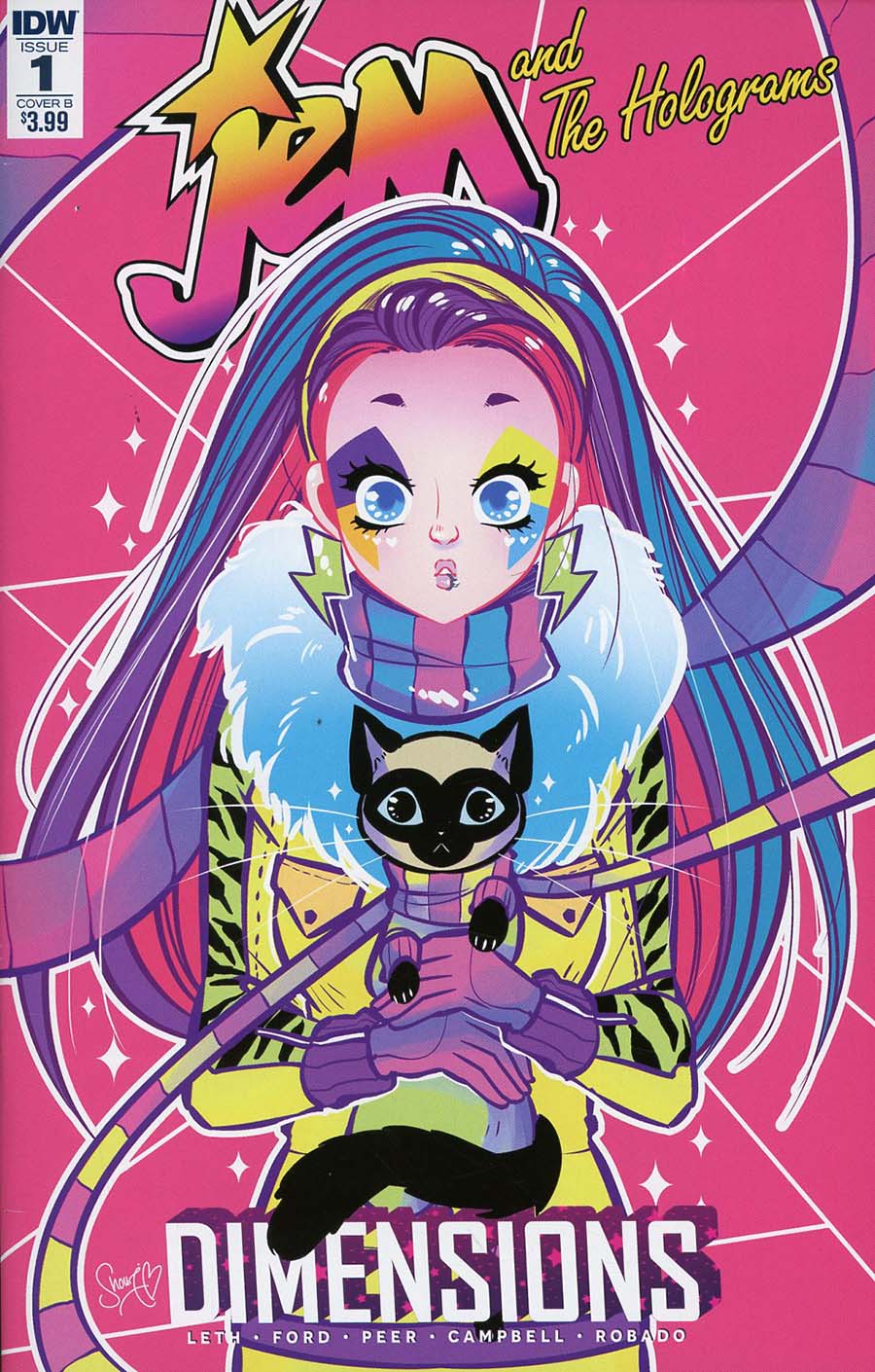 Jem And The Holograms Dimensions #1 Cover B Variant M Victoria Robado Cover