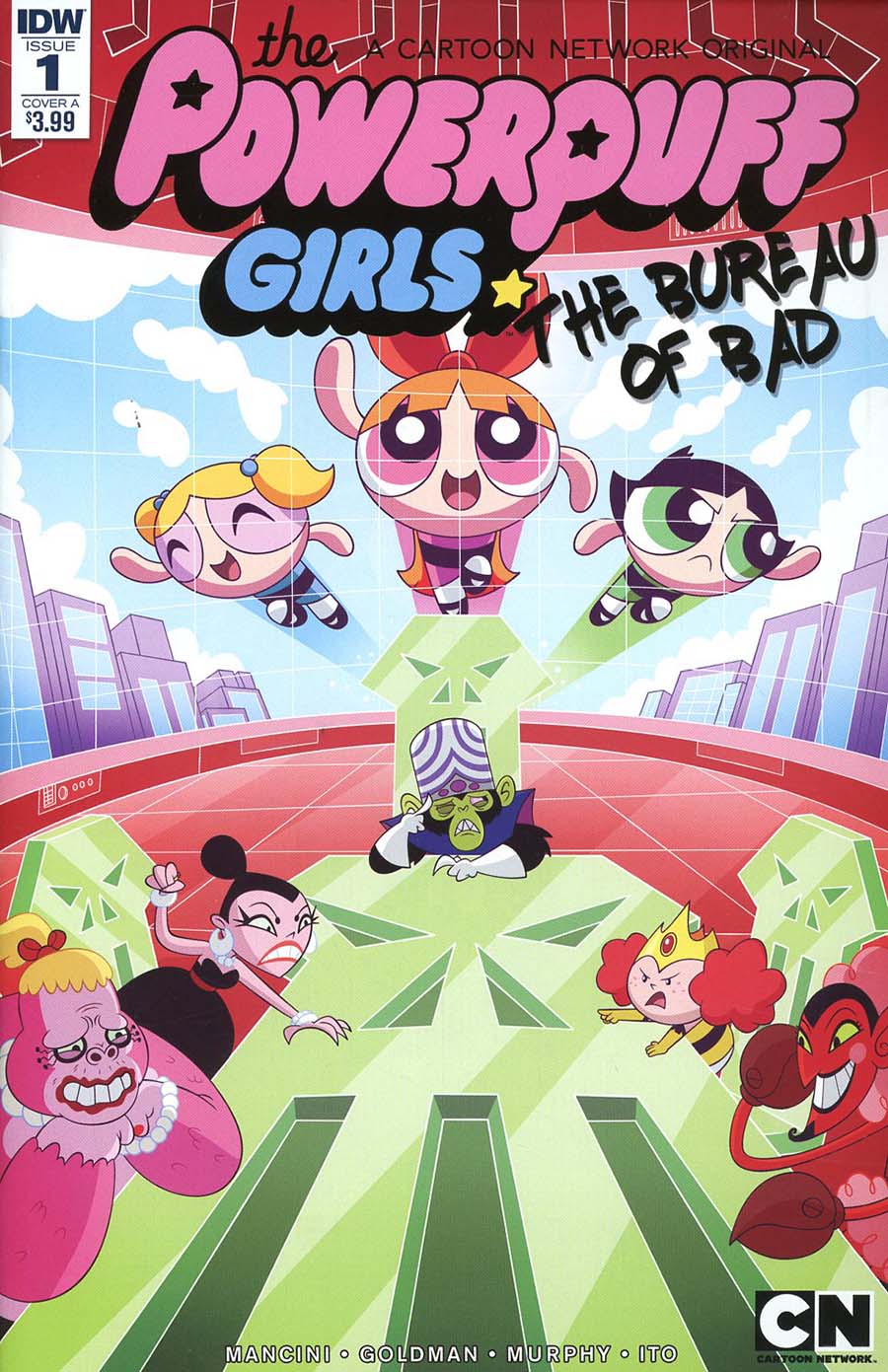 Powerpuff Girls Bureau Of Bad #1 Cover A Regular Philip Murphy Cover
