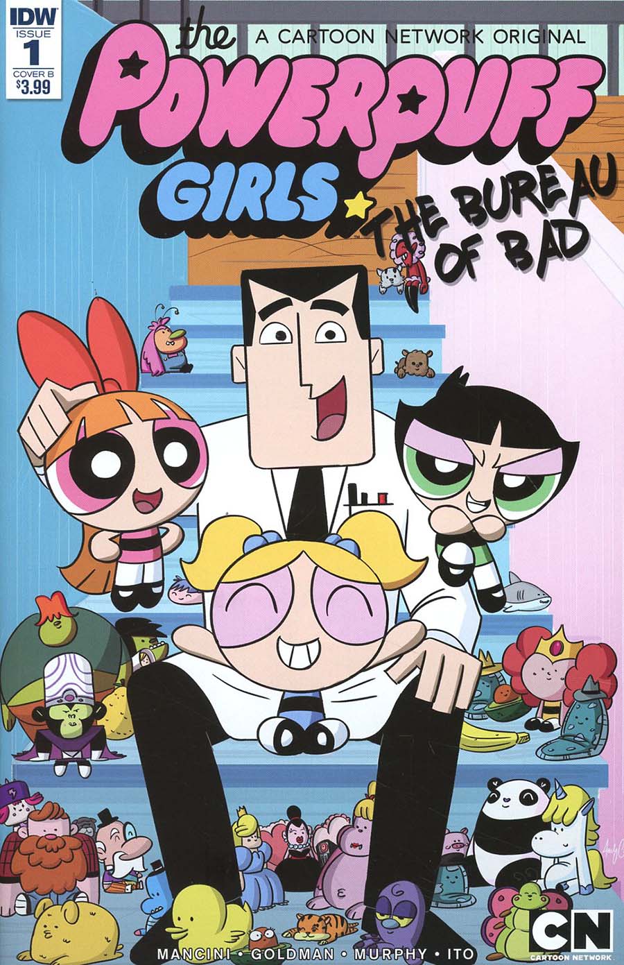 Powerpuff Girls Bureau Of Bad #1 Cover B Variant Andy Cung Cover