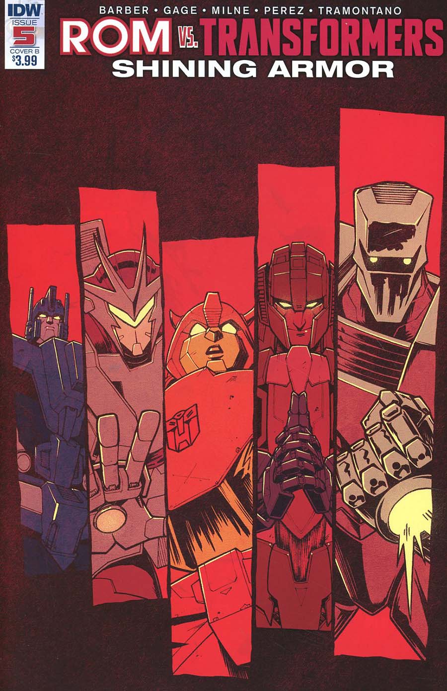ROM vs Transformers Shining Armor #5 Cover B Variant Nick Roche Cover