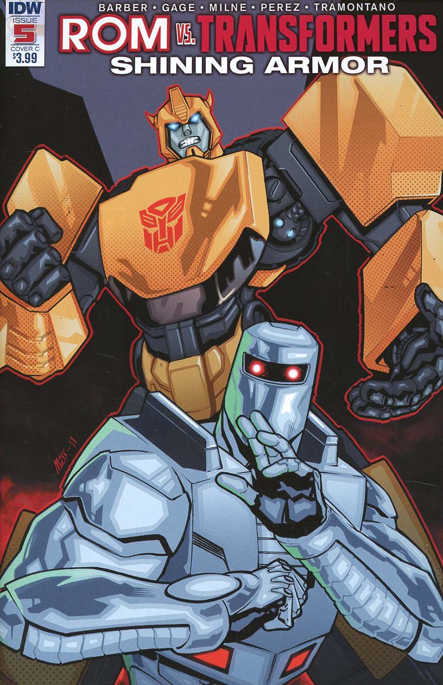 ROM vs Transformers Shining Armor #5 Cover C Variant David Messina Cover