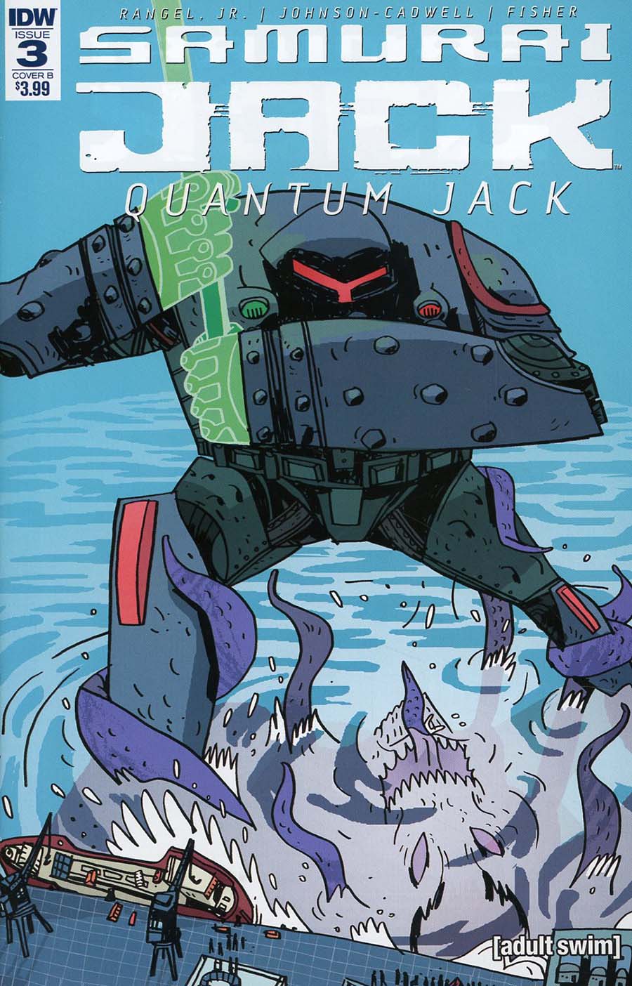 Samurai Jack Quantum Jack #3 Cover B Variant Warwick Johnson-Cadwell Cover