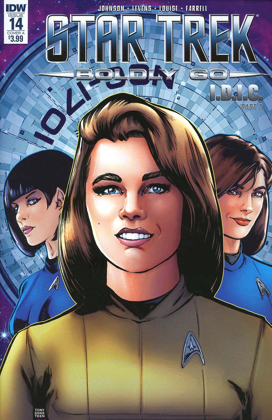 Star Trek Boldly Go #14 Cover A Regular Tony Shasteen Cover