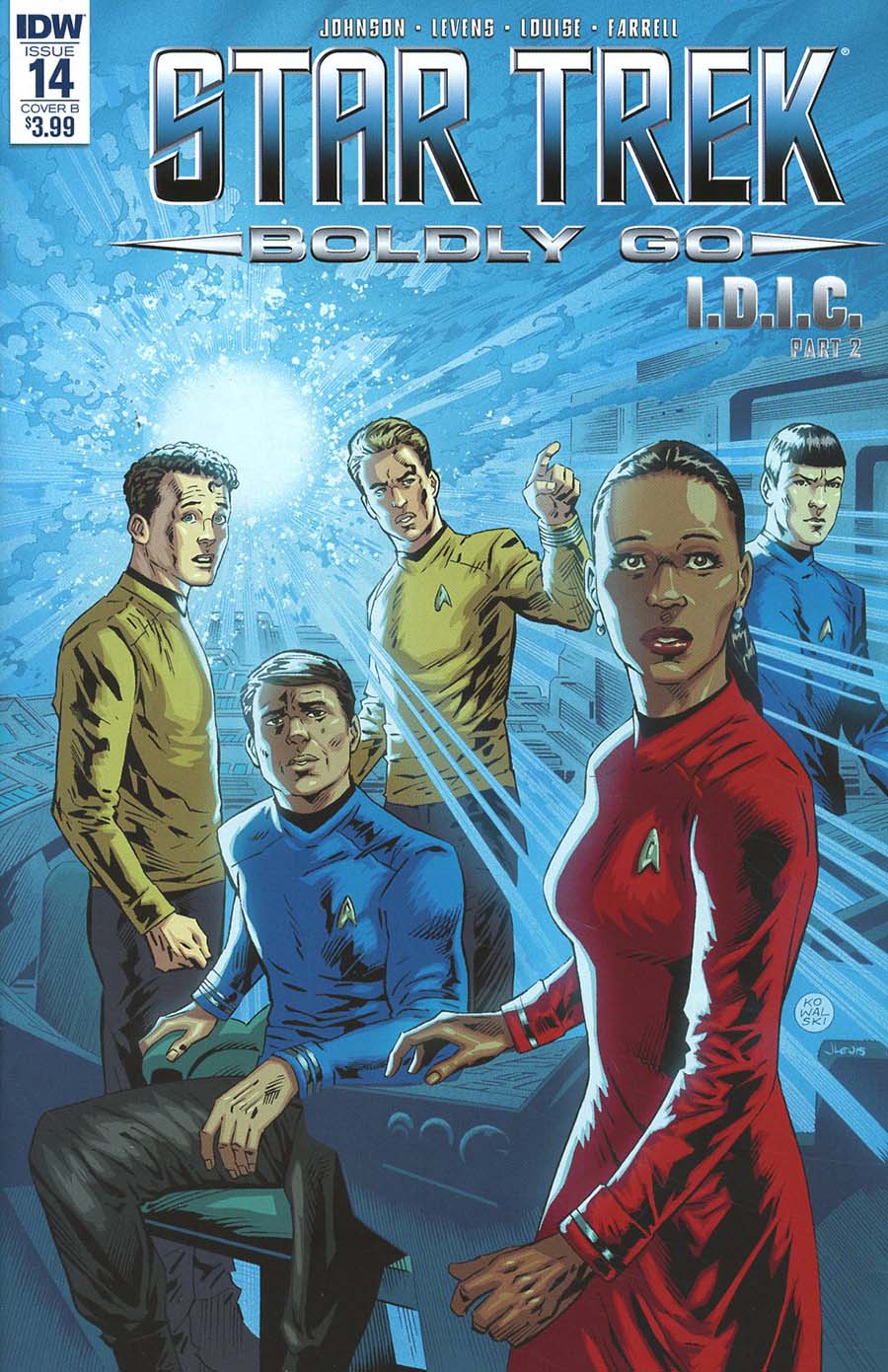 Star Trek Boldly Go #14 Cover B Variant Piotr Kowalski Cover