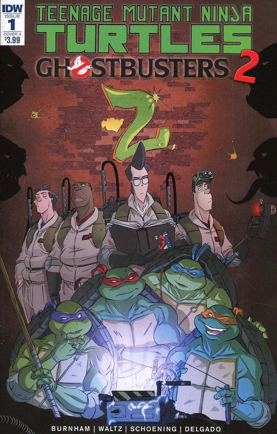 Teenage Mutant Ninja Turtles Ghostbusters II #1 Cover A Regular Dan Schoening Cover