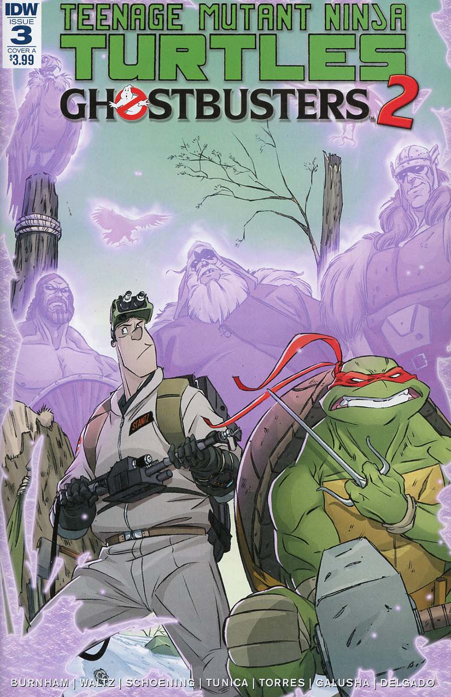 Teenage Mutant Ninja Turtles Ghostbusters II #3 Cover A Regular Dan Schoening Cover