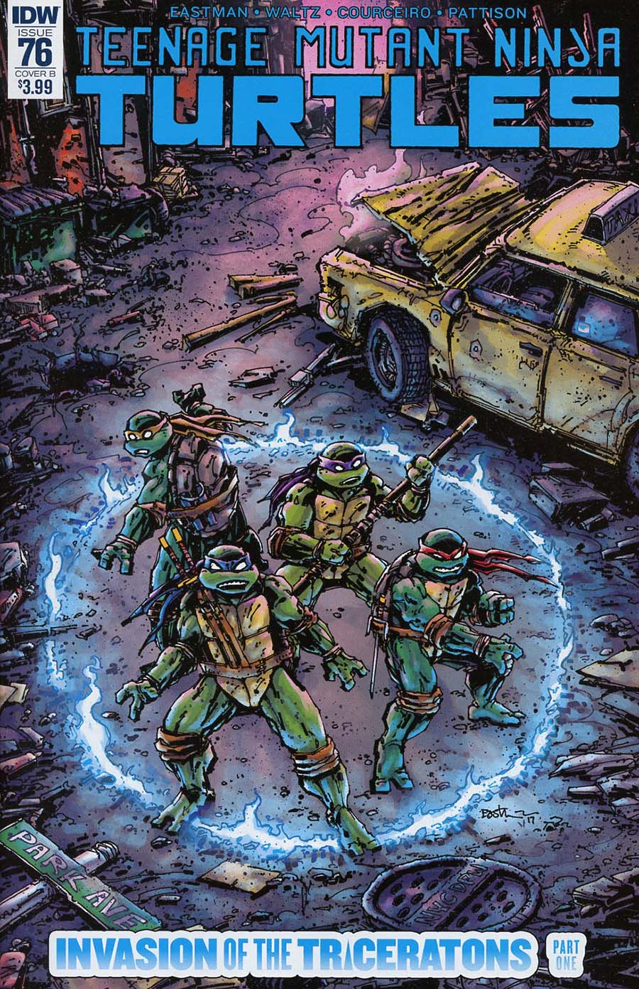 Teenage Mutant Ninja Turtles Vol 5 #76 Cover B Variant Kevin Eastman Cover