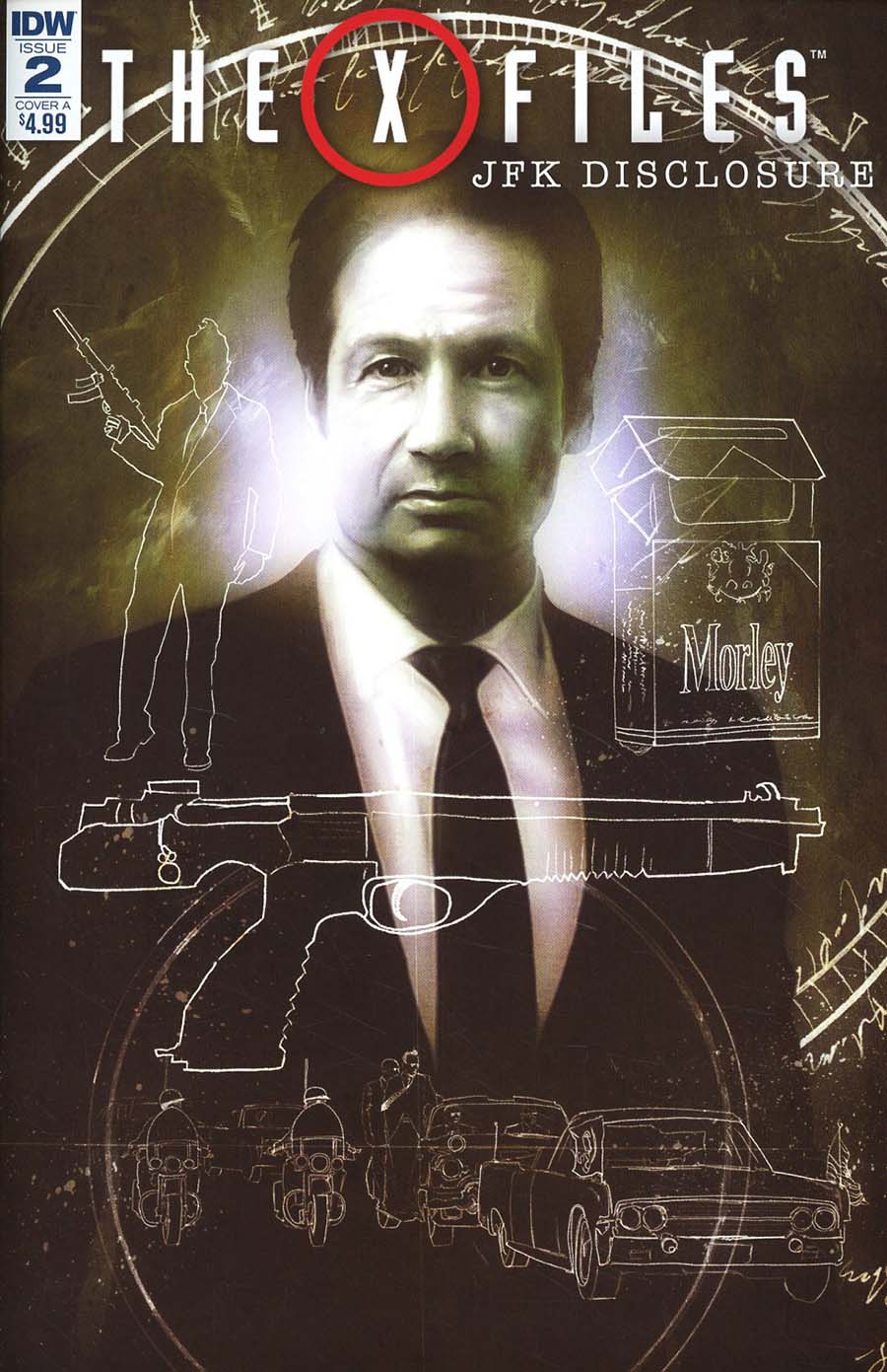 X-Files JFK Disclosure #2 Cover A Regular Menton3 Cover