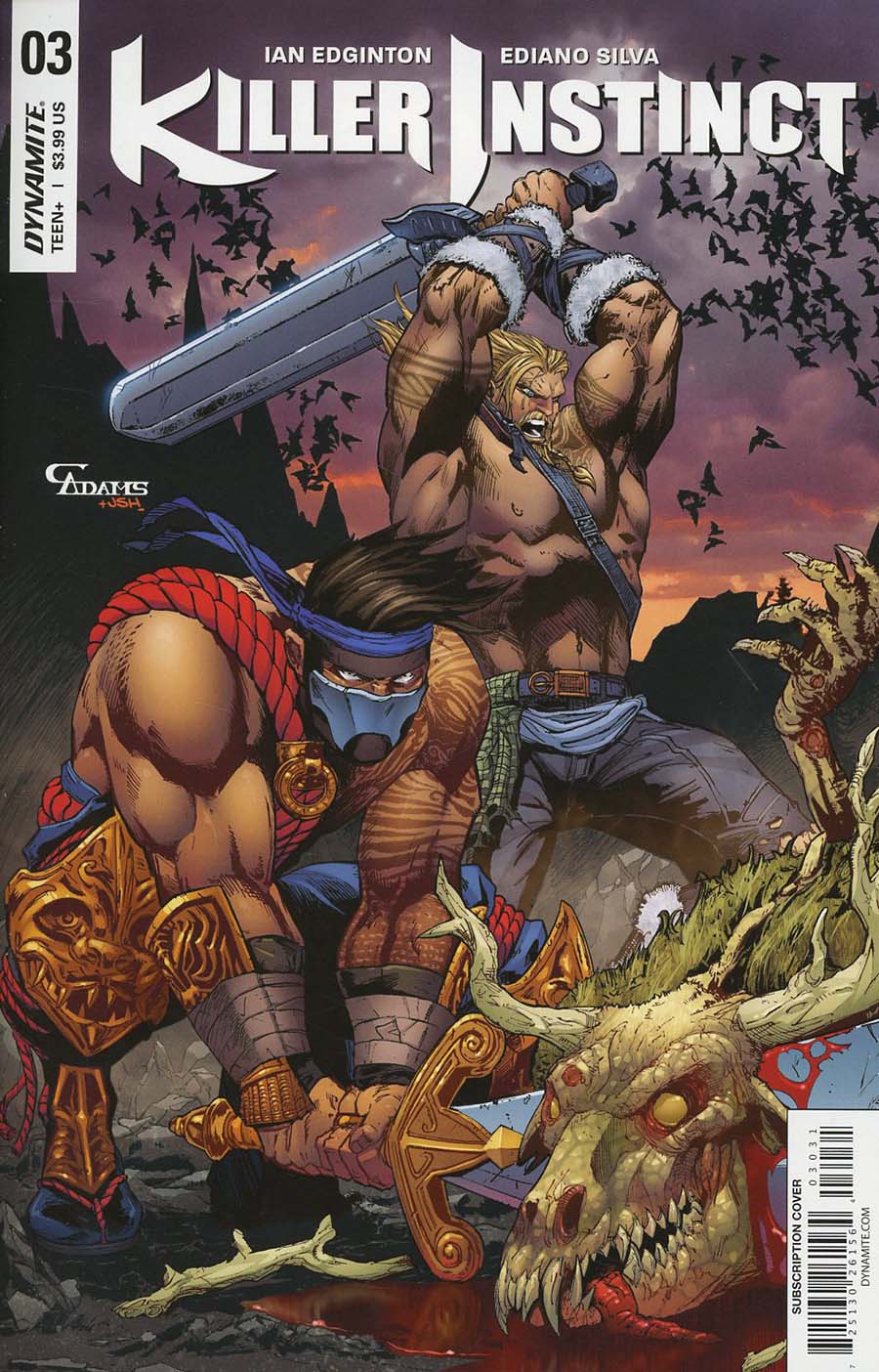 Killer Instinct Vol 2 #3 Cover C Variant Cam Adams Subscription Cover