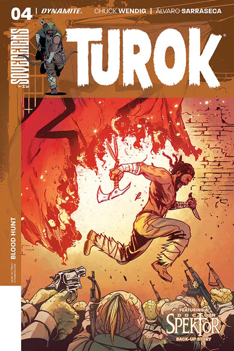 Turok Vol 2 #4 Cover B Variant Alvaro Sarraseca Cover