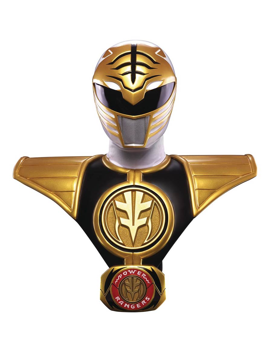 Mighty Morphin Power Rangers White Ranger 1/1 Scale Bust