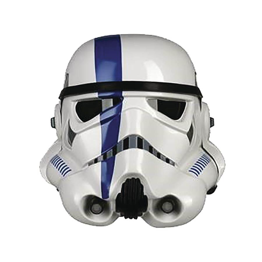 Star Wars Imperial Stormtrooper TK Commander (Blue) Helmet Replica
