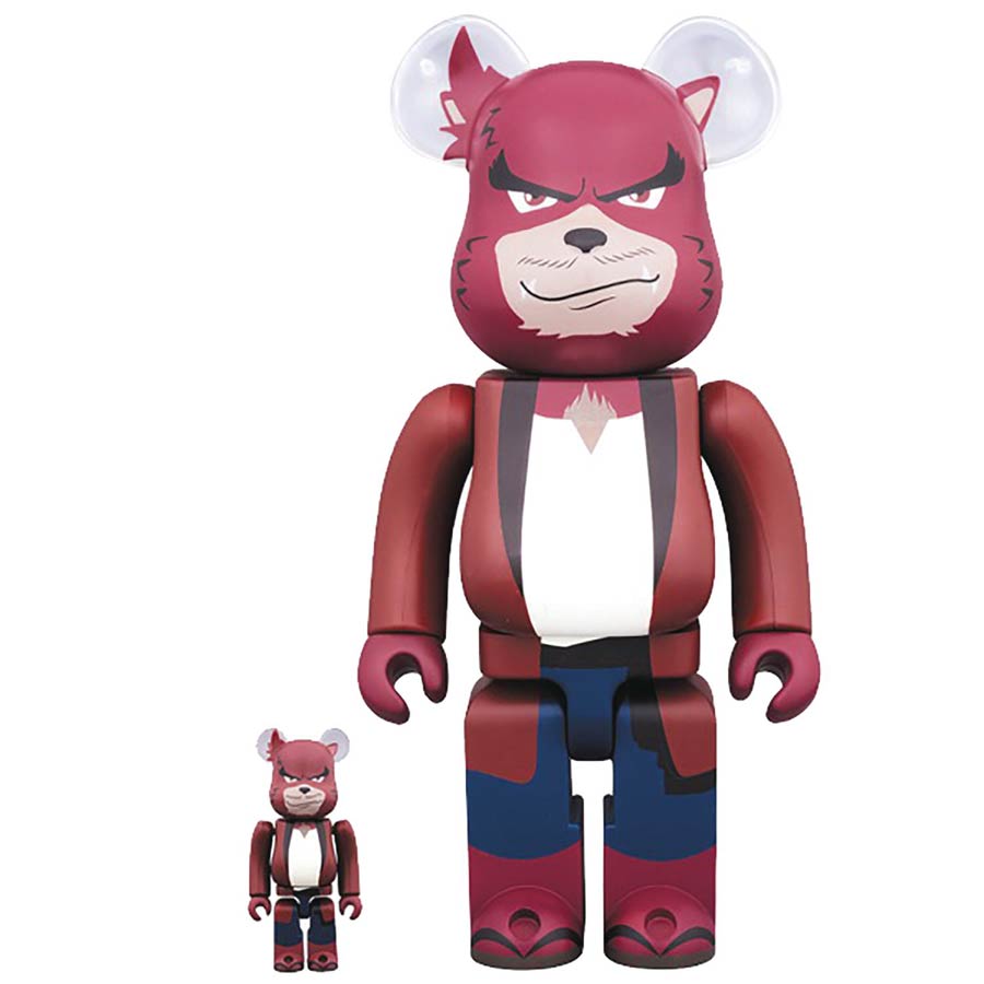 Kumatetsu 100 Percent & 400 Percent 2-Pack Bearbrick