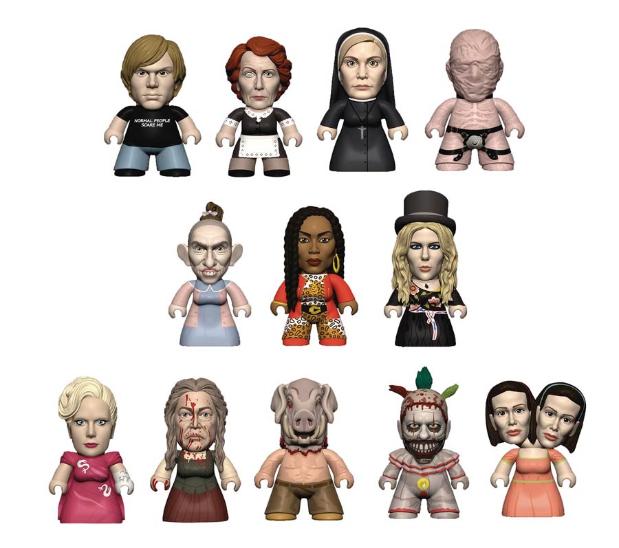 American Horror Story Titans Mini Figure Blind Mystery Box 18-Piece Display