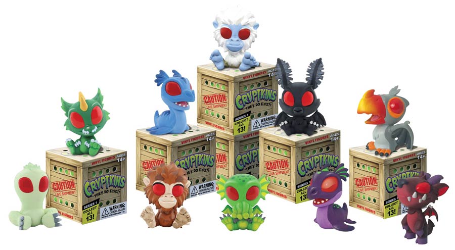 Cryptkins Mini Figure Blind Mystery Box 12-Count Assortment Case