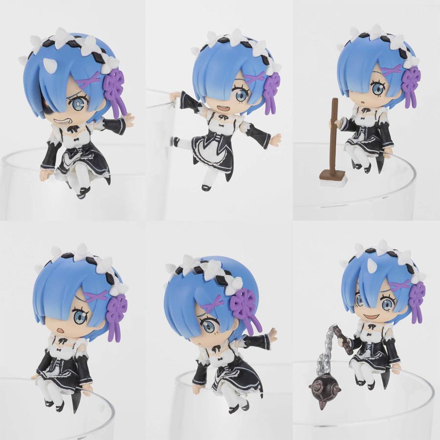 ReZero Starting Life In Another World Putito Series Trading Figure 8-Piece Display