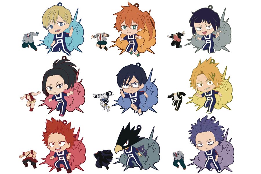 Toysworks Niitengomu My Hero Academia Part 2 Trading Strap Blind Mystery Box 10-Piece Display