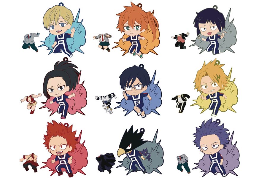 Toysworks Niitengomu My Hero Academia Part 2 Trading Strap Blind Mystery Box 10-Piece Display