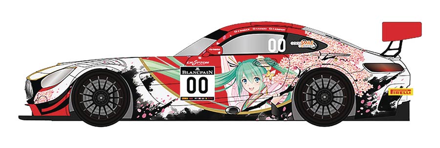 Hatsune Miku GT Project AMG 2017 SPA24H 1/32 Scale Mini Car