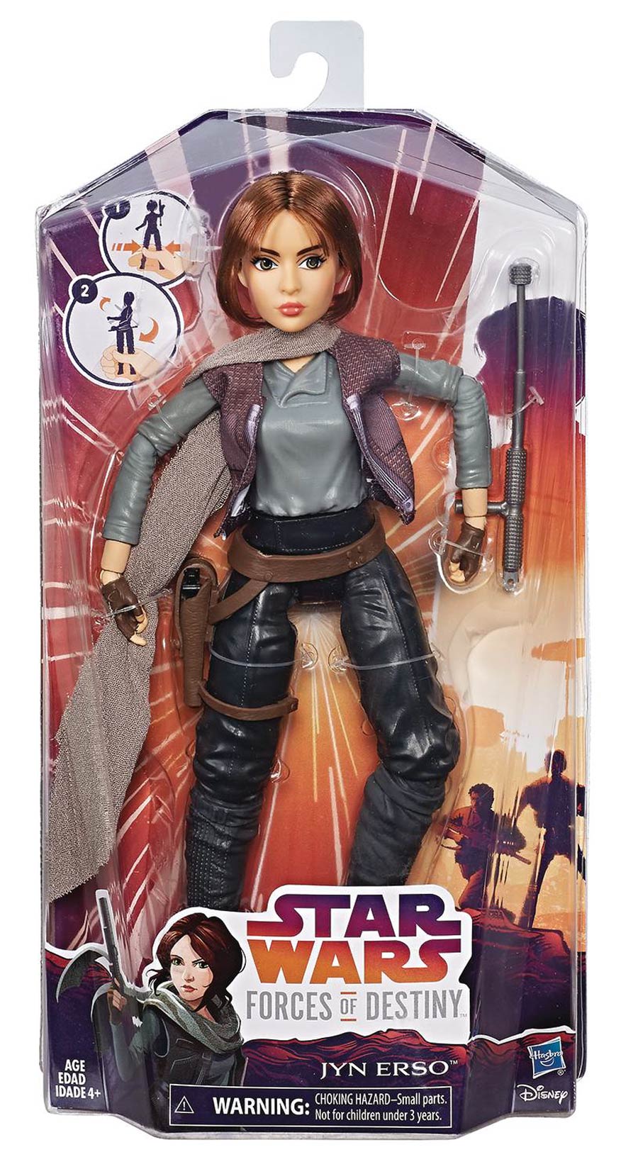 Star Wars Forces Of Destiny Jyn Adventure Figure Case