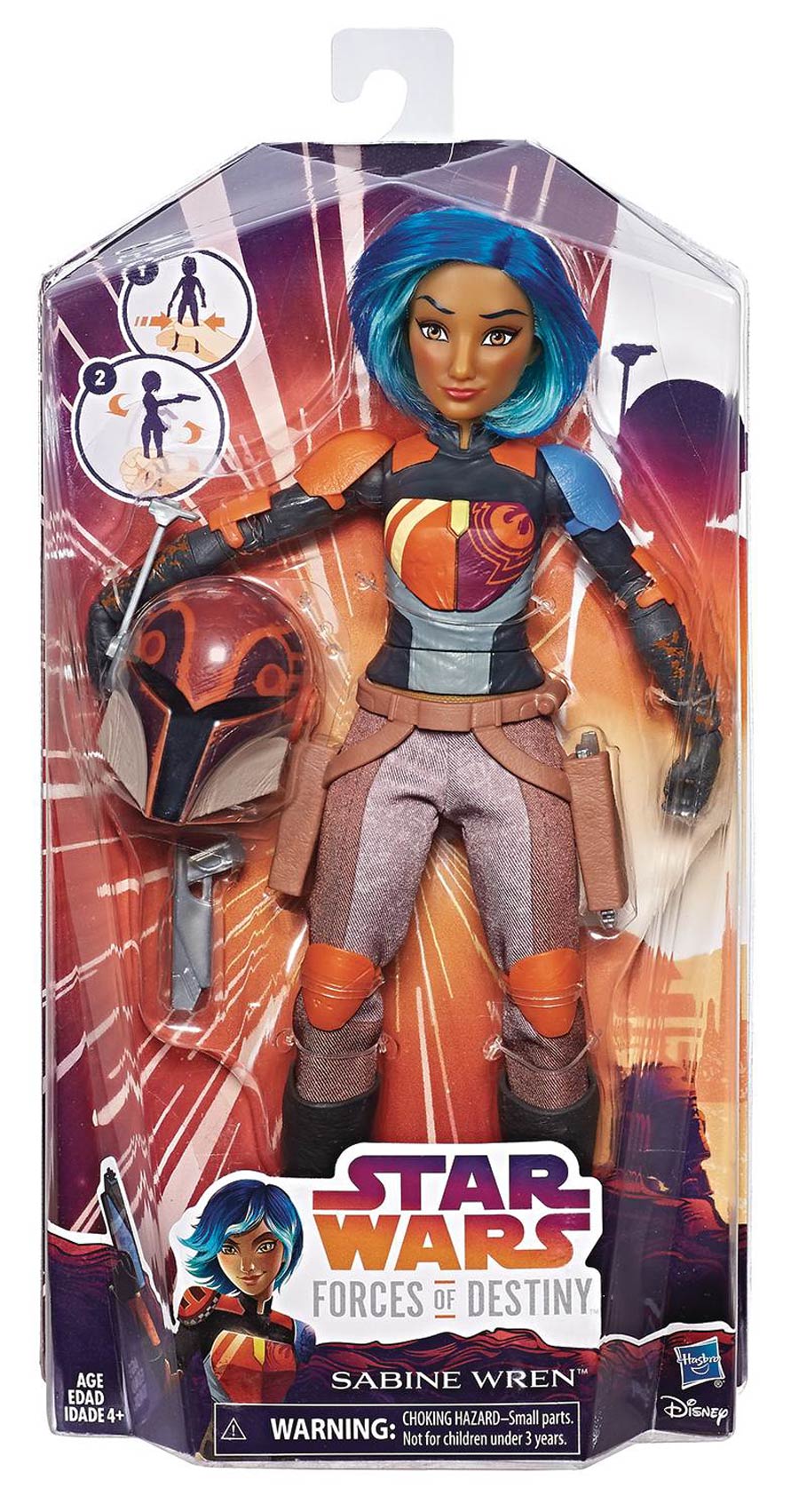 Star Wars Forces Of Destiny Sabine Adventure Figure Case