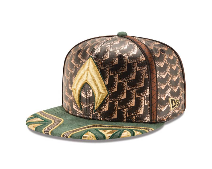 Justice League Movie Aquaman 5950 Fitted Cap Size 7 5/8