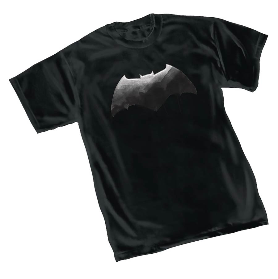 Justice League Movie Batman Symbol T-Shirt Large