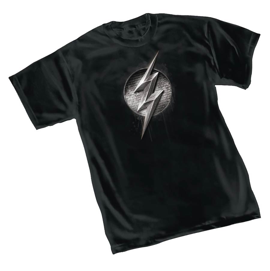 Justice League Movie Flash Symbol T-Shirt Large