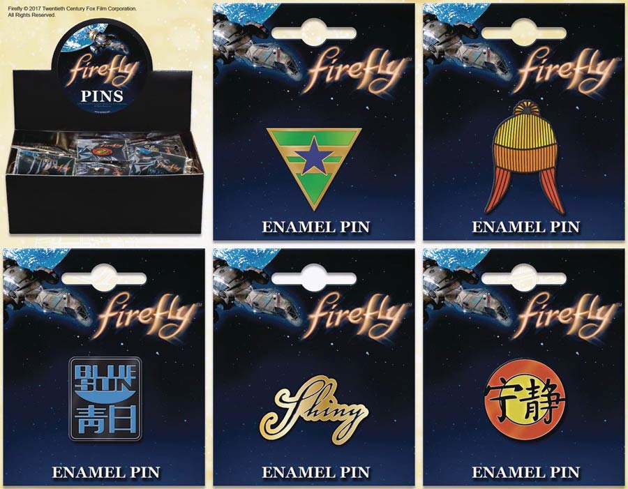 Firefly Enamel Pin 30-Piece Assortment Case