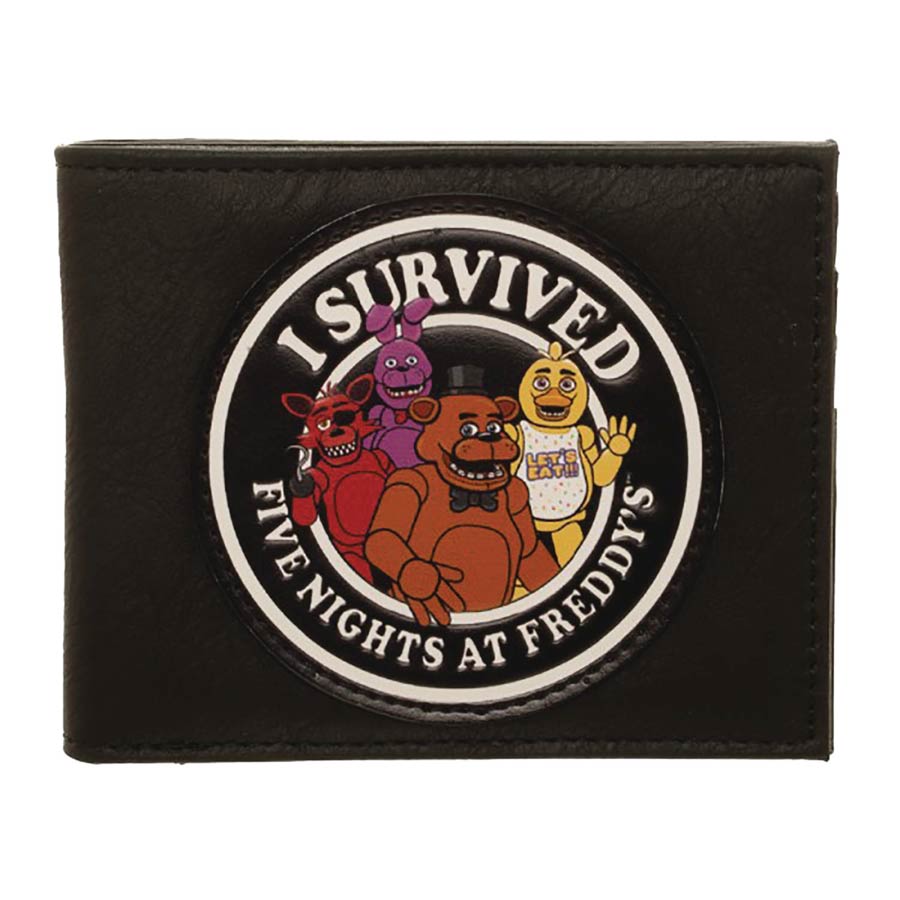 Five Nights At Freddys Polyurethane Bi-Fold Wallet