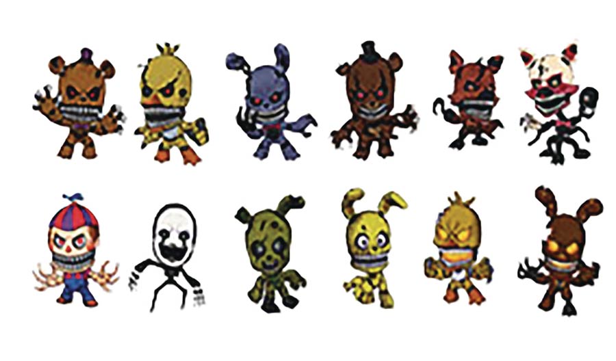 Five Nights At Freddys Figure Hangers Series 2 Blind Mystery Box 24-Piece Display