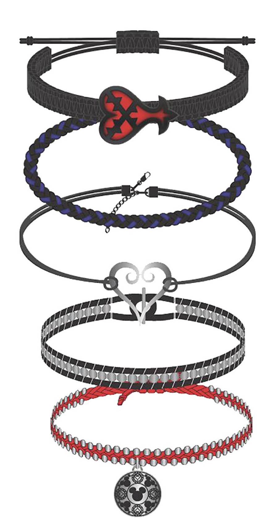 Kingdom Hearts Arm Party Bracelet Set