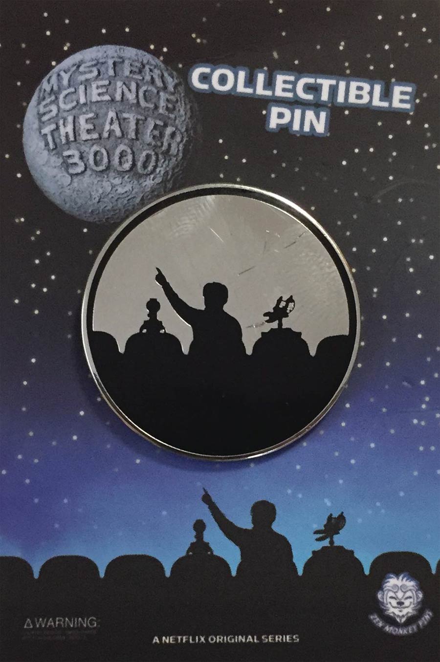 Mystery Science Theater 3000 Lapel Pin - Silhouette