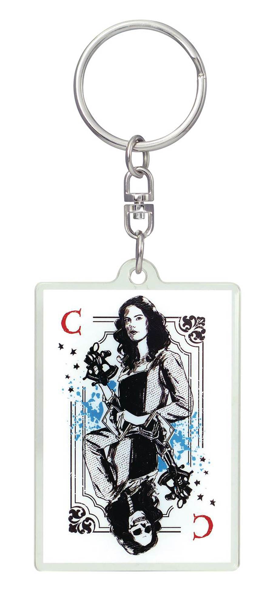 Pirates Of The Caribbean Dead Men Tell No Tales Acrylic Keyring - Carina Smyth