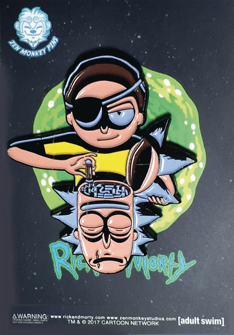 Rick And Morty Pocket Lapel Pin - Evil Morty